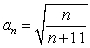Give the first four terms of the sequence . Give the exact answers.