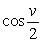 Evaluate assuming that v is in the interval and . Give the exact answer.