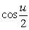 Evaluate assuming that u is in the interval and . Give the exact answer.