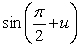 Suppose u is in the interval , with tan(u) = -3. Find an exact expression for .