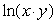 For x = 12 and y = 13, evaluate each of the following. Round your answers to four decimal places. A) B)