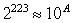  Given that 2<sup>10</sup> \approx  10<sup>3</sup>, find the value of A such that     . 