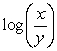 For x = 21 and y = 2.4, evaluate each of the following. Round your answer to four decimal places. a) b)