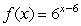 Find a formula for the inverse function of the indicated function f.