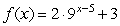Find a formula for the inverse function of the indicated function f.