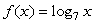 Find a formula for the inverse function of the indicated function f.
