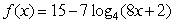 Find the inverse function.   