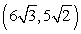 Find the distance between the points and . (Give the exact answer.)