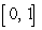 Assume that f is a function whose domain is the interval , whose range is the interval , and whose graph is the figure below. For g(x) = 3 - f(x), A) find the domain of g. B) find the range of g. C) sketch the graph of g.