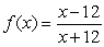 Assume that for each real number x. Evaluate and simplify the following expression. f(13)