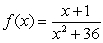 Assume that for each real number x. Evaluate and simplify the following expression.f(6)