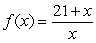 Assume that for each real number x different of 0. Evaluate and simplify the expression .