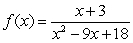 Choose the function that is equal to   