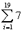 Evaluate the summation.   