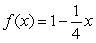 Approximate the area under the curve using the given number of rectangles of equal width. on ; four rectangles with right endpoints