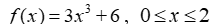 Find the area under the curve on the specified interval.