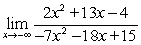 Find the limit, if it exists.   