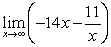 Find the limit, if it exists.   