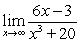Find the limit, if it exists.  