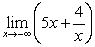 Find the limit, if it exists.