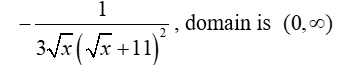 <strong>Find the derivative of f '(x). </strong> A) B) C) D)