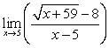 Find the limit, if it exists.   