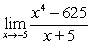 Find the limit, if it exists.  