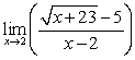 Find the limit, if it exists.  