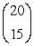 <strong>Evaluate the binomial coefficient </strong> A) 3,876 B) 300 C) 15,504 D) 232,560