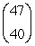 <strong>Evaluate the binomial coefficient </strong> A) 1,367,206.5 B) 2,515,659,960 C) 1,880 D) 62,891,499