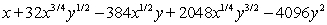 <strong>Expand the expression using the binomial theorem. </strong> A) B) C) D)