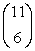 Evaluate the binomial coefficient      .