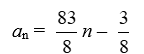 <strong>Find the general, or n<sup>th</sup>, term of the arithmetic sequence given the first term a<sub>1</sub> = -10 and the common difference d = </strong> A) B) C) D)