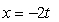 The given parametric equations define a plane curve. Find an equation in rectangular form that also corresponds to the plane curve. ,