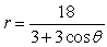 For the polar equation, (a) Identify the conic as either a parabola, ellipse, or hyperbola; (b) find the eccentricity and vertex (or vertices); and (c) graph.   