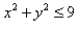 Graph the nonlinear inequality.   
