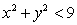 Find the area enclosed by the system of inequalities:    