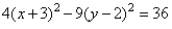 Graph the hyperbola.  