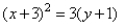Match the equation to the parabola.  