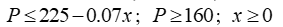 <strong>Employ the following supply and demand equations. Demand Supply Write a system of linear inequalities corresponding to the consumer surplus.</strong> A) B) C) D)