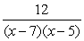 <strong>Write the form of the partial fraction decomposition for the given rational expression. Do not solve for the constants. </strong> A) B) C) D)