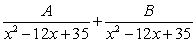 <strong>Write the form of the partial fraction decomposition for the given rational expression. Do not solve for the constants. </strong> A) B) C) D)