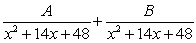 <strong>Write the form of the partial fraction decomposition for the given rational expression. Do not solve for the constants. </strong> A) B) C) D)