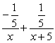 <strong>Write the partial fraction decomposition for the given rational expression. </strong> A) B) C) D)