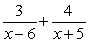 <strong>Write the partial fraction decomposition for the given rational expression. </strong> A) B) C) D)