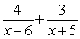 <strong>Write the partial fraction decomposition for the given rational expression. </strong> A) B) C) D)