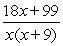Find the partial-fraction decomposition for the rational function.