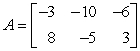 Calculate AB if   And   