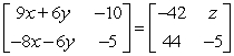 Solve for the indicated variable.  