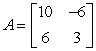 Determine if B is the multiplicative inverse of A using         and  